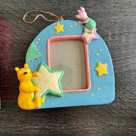 VTG Disney Classic‎ Winnie The Pooh Piglet Stare Ornament Frame - Picture 4 of 5